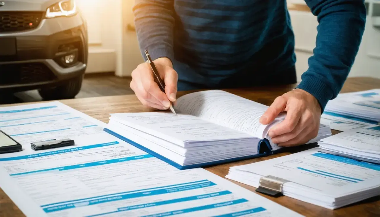 Préparation des documents pour la vente automobile